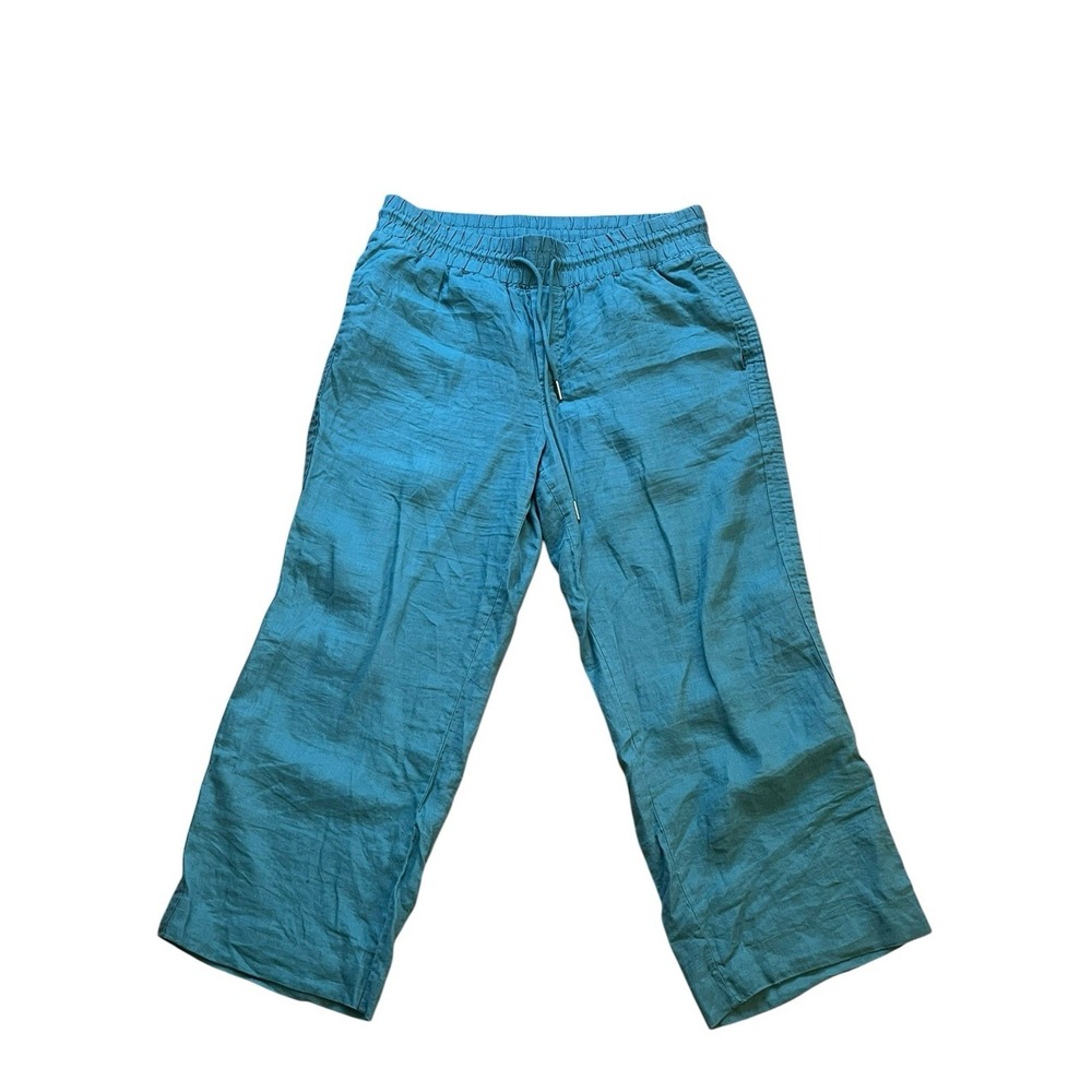 Quince Women's 100% Linen Pull-On Pants Relaxed Fit Casual Coastal, Size XL‎